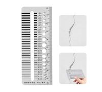 Concrete Crack Width Gauge - Crack Gauge Ruler Stainless Steel