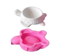 Concrete Mold for Flower Pot - Turtle Flower Pot Crafting Mold in Silicone for Reusable Epoxy Resin Casting | Flexible Nonstick Material with Detailed Design, Decoration Art Tool for Concrete Soy Wax