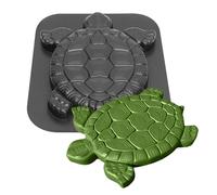 Concrete Mold, Turtle Shape Mold, Reusable Sturdy Polymer Design, Easy Diys Crafting Tool, Cement Paving Form for Pavement, Path, Patio, Lawn, Garden, Park, Landscape Projects