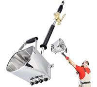 Concrete Sprayer - Long Handle Wall Paint Sprayer | Precision Control Construction Plastering Equipment | Stucco Spray Tool Long Handled For Ceilings Wall Renovation Base Leveling House Painting