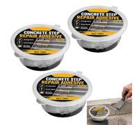 Concrete Step Repair Adhesive,Concrete Crack Filler Outdoor 100g，3pcs