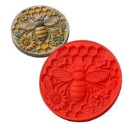 Concrete Stepping Stone Molds, 15in Round Cement Molds for Concrete