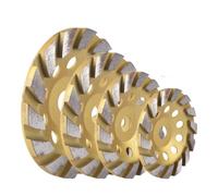 Concrete Stone Ceramic Turbo Diamond Grinding Cup Wheel Disc Stone Ceramic Marble Cutting For Angle Grinder(1pc 100x22mm)