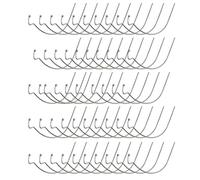 Concrete Wall Hooks - Picture Hangers for Bedroom | 50 Piece Set with Strong Nails, Art Frame Support, Clock Mirror Shelf Holder, Easy Installation Kit, Perfect for Apartment Living Room