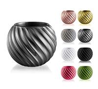 CONCRETTE Macetero de Cemento, Maceta de hormigón Bauble Wave, diámetro de 7,6 cm, 17 Colores