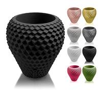 CONCRETTE Macetero de Cemento, Maceta de hormigón, Cono de 10 cm de diámetro, 17 Colores