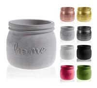 CONCRETTE Macetero de Cemento, Maceta de hormigón, diámetro de 11 cm, 17 Colores