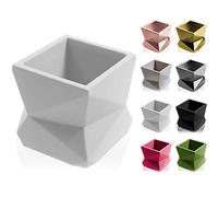CONCRETTE Macetero de Cemento, Maceta de hormigón, Moderno No3, diámetro de 7,5 cm, 17 Colores
