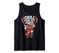Concurso de cocina de chile Cookoff Juez de chile Camiseta sin Mangas