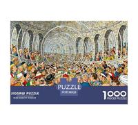 Concurso de susurros Puzzle De Madera Impermeable DIY Puzzles De 1000 Piezas para Adultos Divertido Rompecabezas para Decoración del Hogar