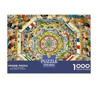 Concurso Internacional de Miradas Puzzle De Madera Impermeable DIY Puzzles De 1000 Piezas Regalos para Adultos Divertido Rompecabezas Juegos Educativos