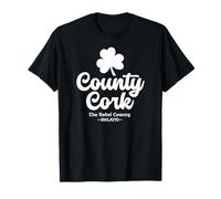 Condado de Cork Irlanda The Rebel County Shamrock White Camiseta