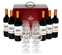 Condado de Haza Crianza Tinto 75cl. Caja 6 Bot. + 6 Copas