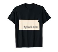 Condado de Montezuma Kansas Gray 67867 Camiseta gráfica económica