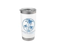 Condado de Orange, California, Irvine Bear Retro Beach, 949 Laguna Vaso térmico de acero inoxidable de doble pared