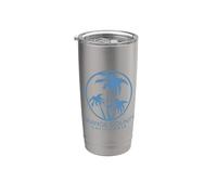 Condado de Orange, California, Irvine Bear Retro Beach, 949 Laguna Vaso térmico de acero inoxidable de doble pared