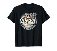 Condado de Orange California Newport Beach Cuña Retro Surf Camiseta