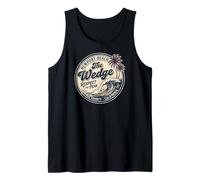 Condado de Orange California Newport Beach Cuña Retro Surf Camiseta sin Mangas