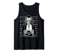 Conde Drácula Monstruo Vampiro Mugshot Camiseta sin Mangas