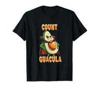 Conde Guacula Lindo Aguacate Vampiro Guacamole Juego de Palabras Halloween Camiseta