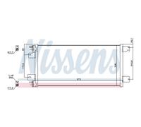 Condensador Aire Acondicionado Aluminio Nissens para Jeep Patriota MK74 Compass