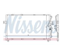 Condensador Aire Acondicionado Aluminio Nissens para Kia Carnival II GQ Up