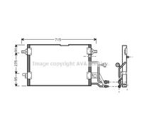 Condensador, aire acondicionado AVA COOLING AI5116 AVA