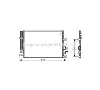 Condensador, aire acondicionado AVA COOLING ALA5097D AVA