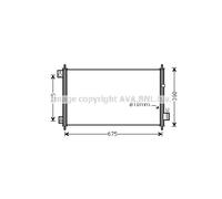 Condensador, aire acondicionado AVA COOLING HD5229 AVA