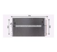 Condensador, aire acondicionado AVA COOLING KA5301D