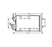 AVA Quality Cooling Condensador de aire acondicionado OL5454D