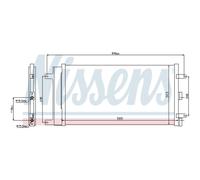NISSENS 940061 Condensador, aire acondicionado