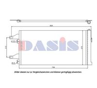 Condensador Aire Acondicionado Con Secadora para Fiat Ducato Plataforma/Chasis