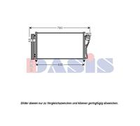 Condensador Aire Acondicionado Con Secadora para Hyundai Accent III Sedán