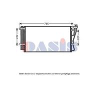 Condensador Aire Acondicionado Con Secadora para Kia Carens III)
