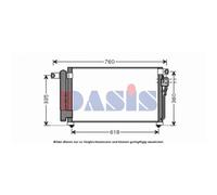 Condensador Aire Acondicionado Con Secadora para Kia Rio II Jb