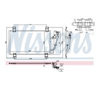 NISSENS 940725 Condensador, aire acondicionado