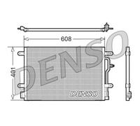 Condensador, aire acondicionado DENSO DCN02011