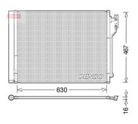 Condensador, aire acondicionado DENSO DCN05031