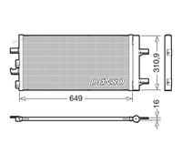 Condensador, aire acondicionado DENSO DCN05104