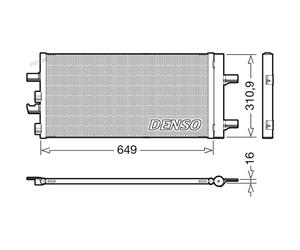 Condensador, aire acondicionado DENSO DCN05104