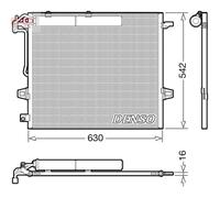 DENSO DCN17057 Condensador, aire acondicionado