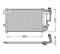 Condensador, aire acondicionado DENSO DCN44007