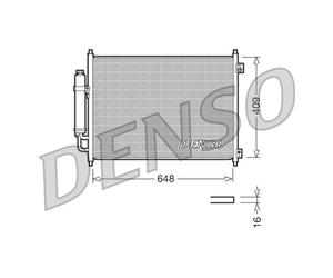 Condensador, aire acondicionado DENSO DCN46001