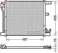 DENSO Condensador de aire acondicionado DCN46018 para Nissan Juke 1.6 (2010-2019)