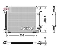 Condensador, aire acondicionado DENSO DCN46025