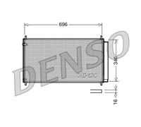 Condensador, aire acondicionado DENSO DCN50022