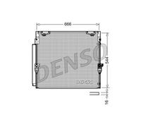 Condensador, aire acondicionado DENSO DCN50036