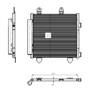 Condensador, aire acondicionado EASY FIT NRF 350445