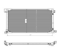 Condensador, aire acondicionado EASY FIT NRF 350449